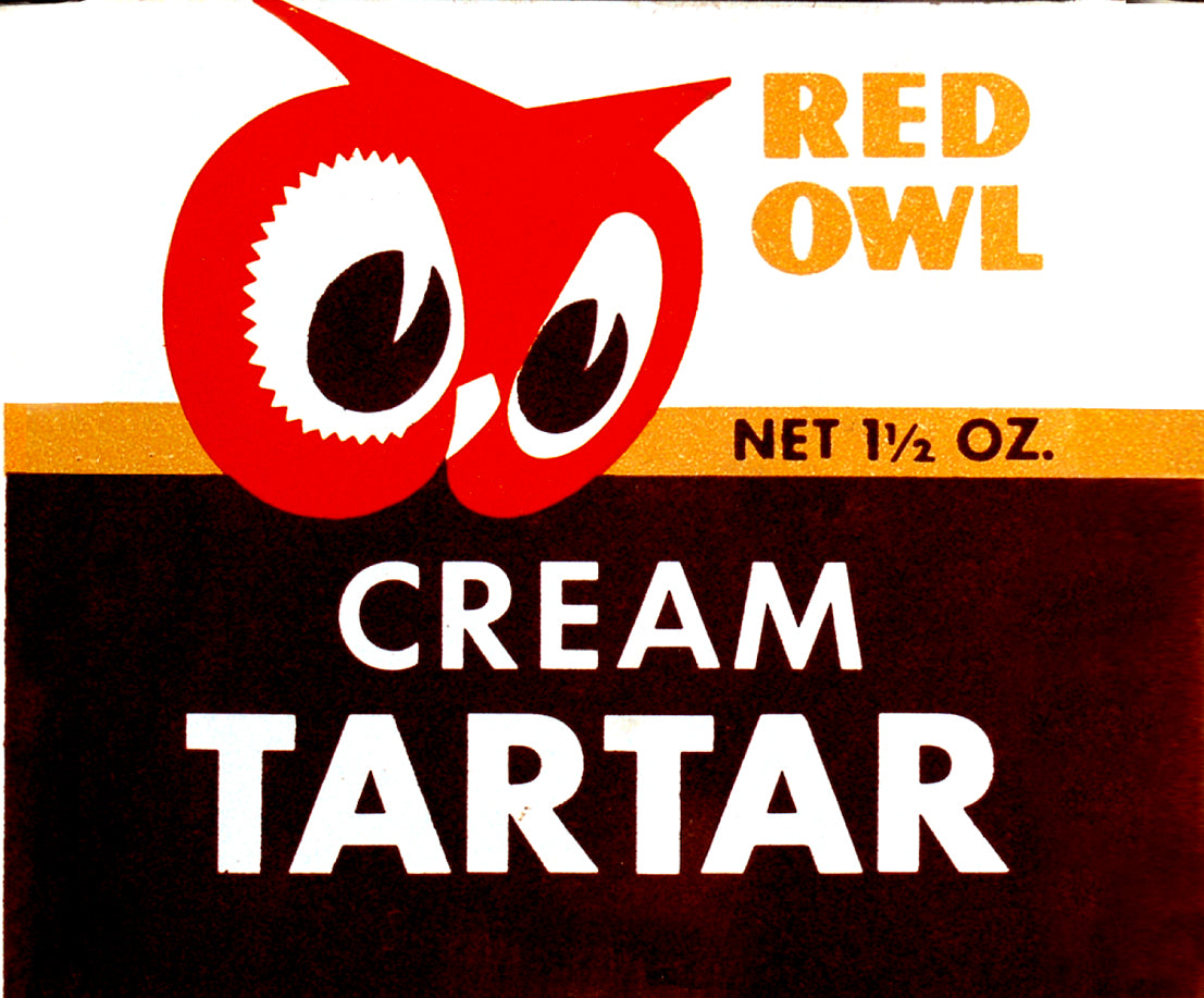 Red Owl Cream of Tartar Magnet