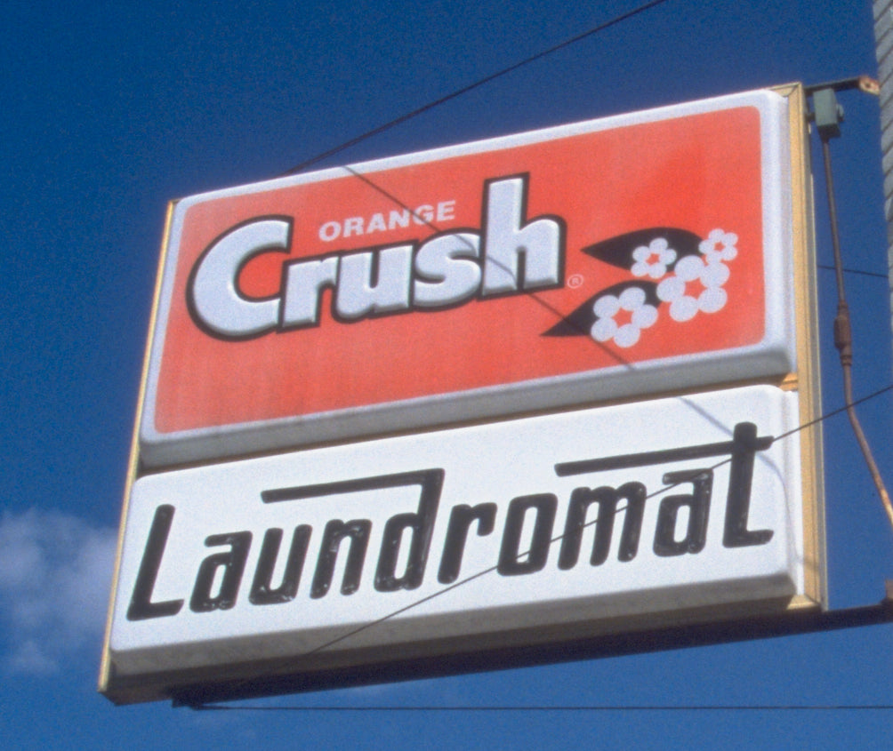 Orange Crush Laundromat Magnet